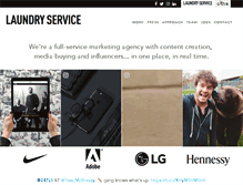 Tablet Screenshot of 247laundryservice.com